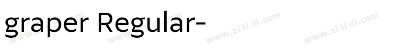 graper Regular字体转换